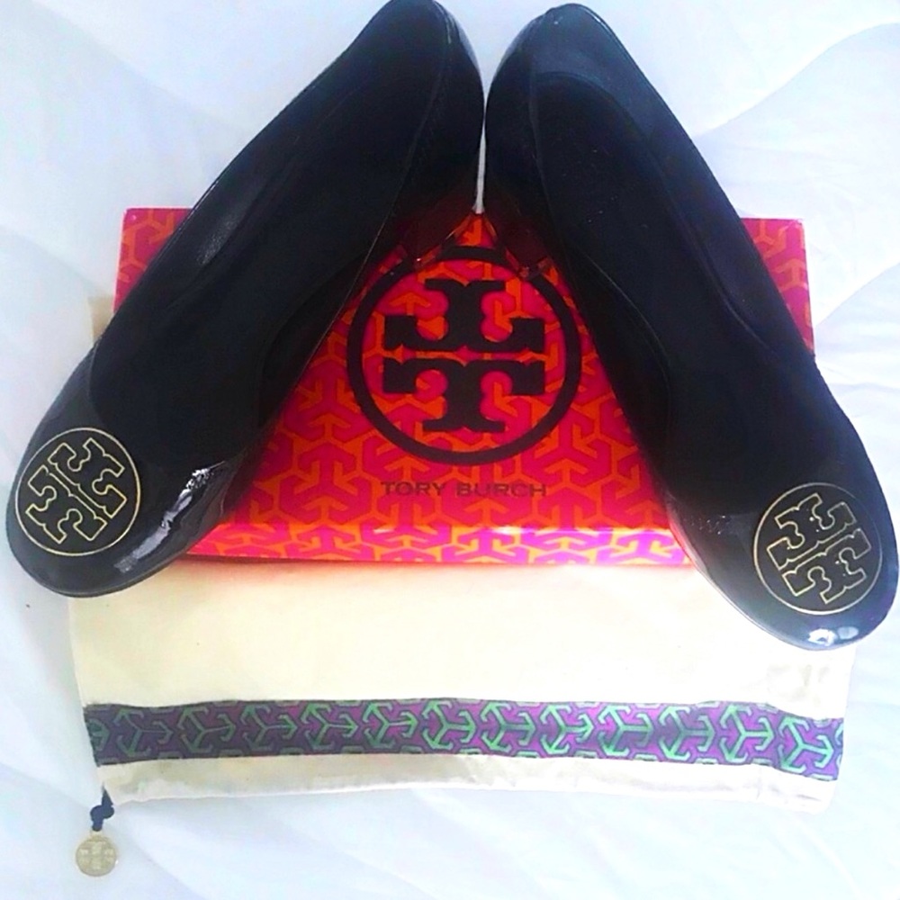 Tory Burch Patent Leather “Amy” Pumps